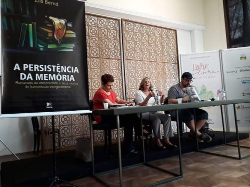 Com Jane Tutikian e Pedro Gonzaga