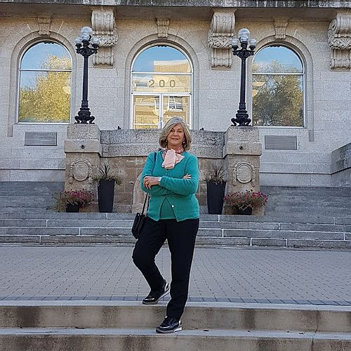 Zilá Bernd na Université Saint Boniface em Winnipeg