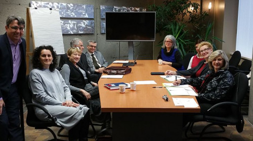 Reunião do comite cientifico da Universite de été des Amériques realizada em novento de 29w6 em Chicoutimi, SAGUENAY, Québec.