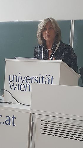 Zilá Bernd participando do XXI World Congres of International Comparative Literature Association - ICLA - realizado na Universidade de Viena (Austria) de 21 a 27 de julho 2016.