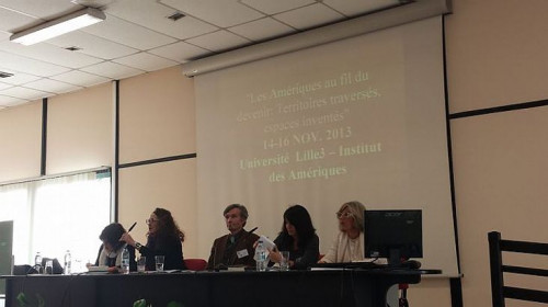 Coloquio na universite dr Lille3 sur les Ameriques au fil du devenir.
