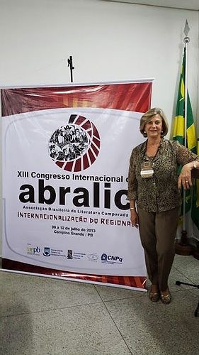 Participação no Congresso da Abralic em Campina Grande em julho 2013.
