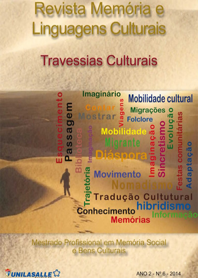 Revista Memória e Linguagens Culturais: Travessias Culturais