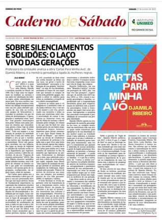 Sobre silenciamentos e solidões: o laço vivo das gerações