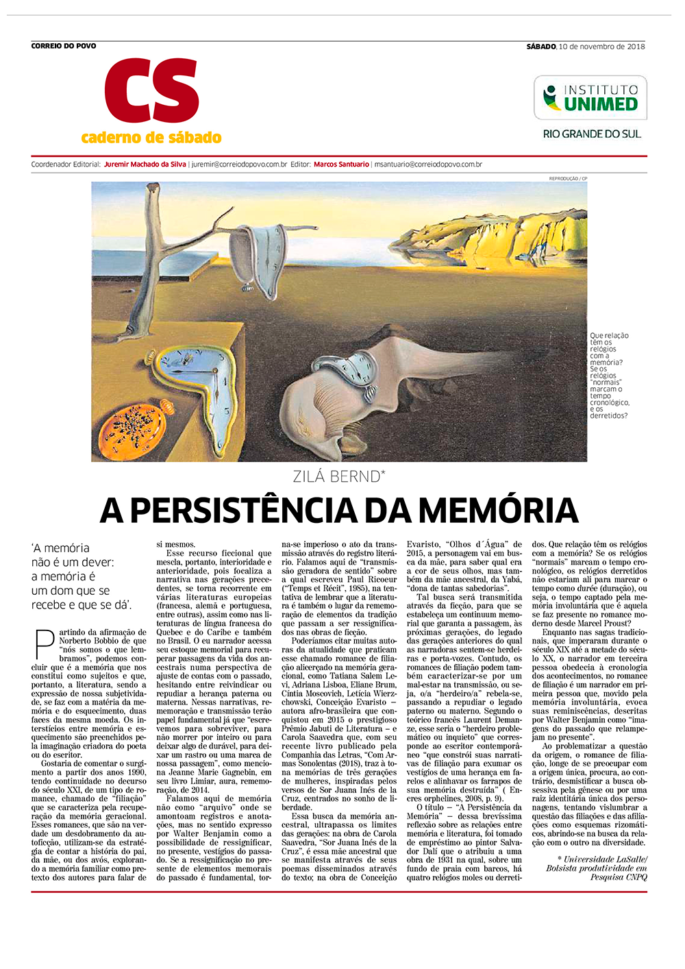 A Persistência da Memória